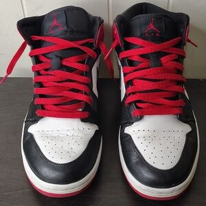 Nike Air Jordan 1 Retro Old Love BMP Size 12 2007 136085-102 Red Black Used